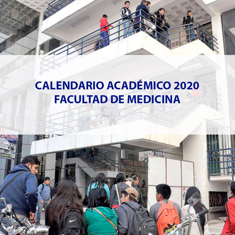 Calendario Académico 2020 Facultad de Medicina